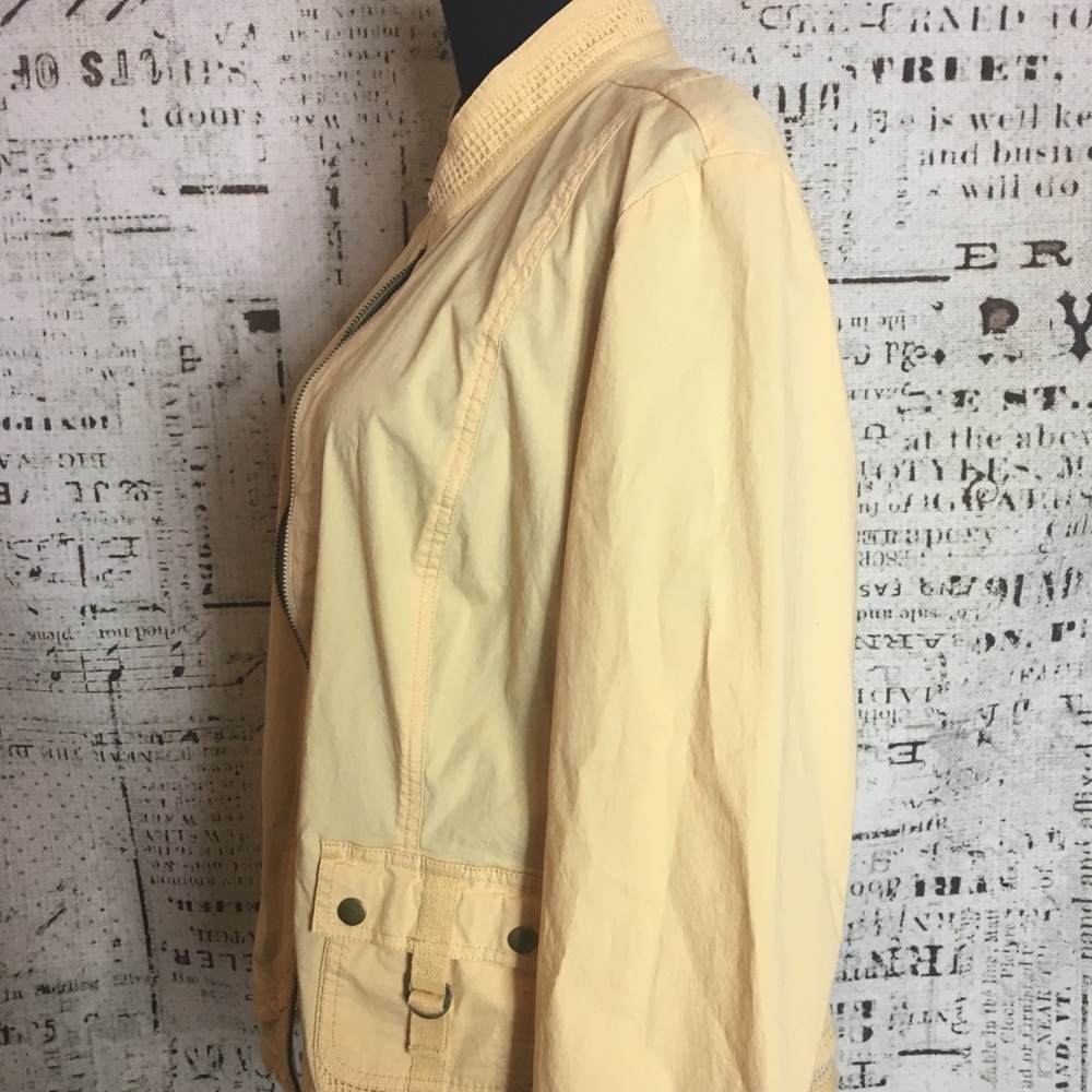 Chico’s Lightweight Cargo Zip Jacket Coat - image 3